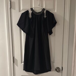 Live 4 Truth Black Dress with Embellished Neckline